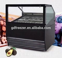 China Factory Price Popsicle Gelato Ice cream display freezer with CE 