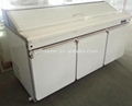Commercial Stainless steel Salad Prep counters refrigerator Sandwich prep table 2