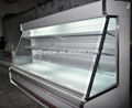 Supermarket open air curtain vegetable display cooler vegetable cooler  3