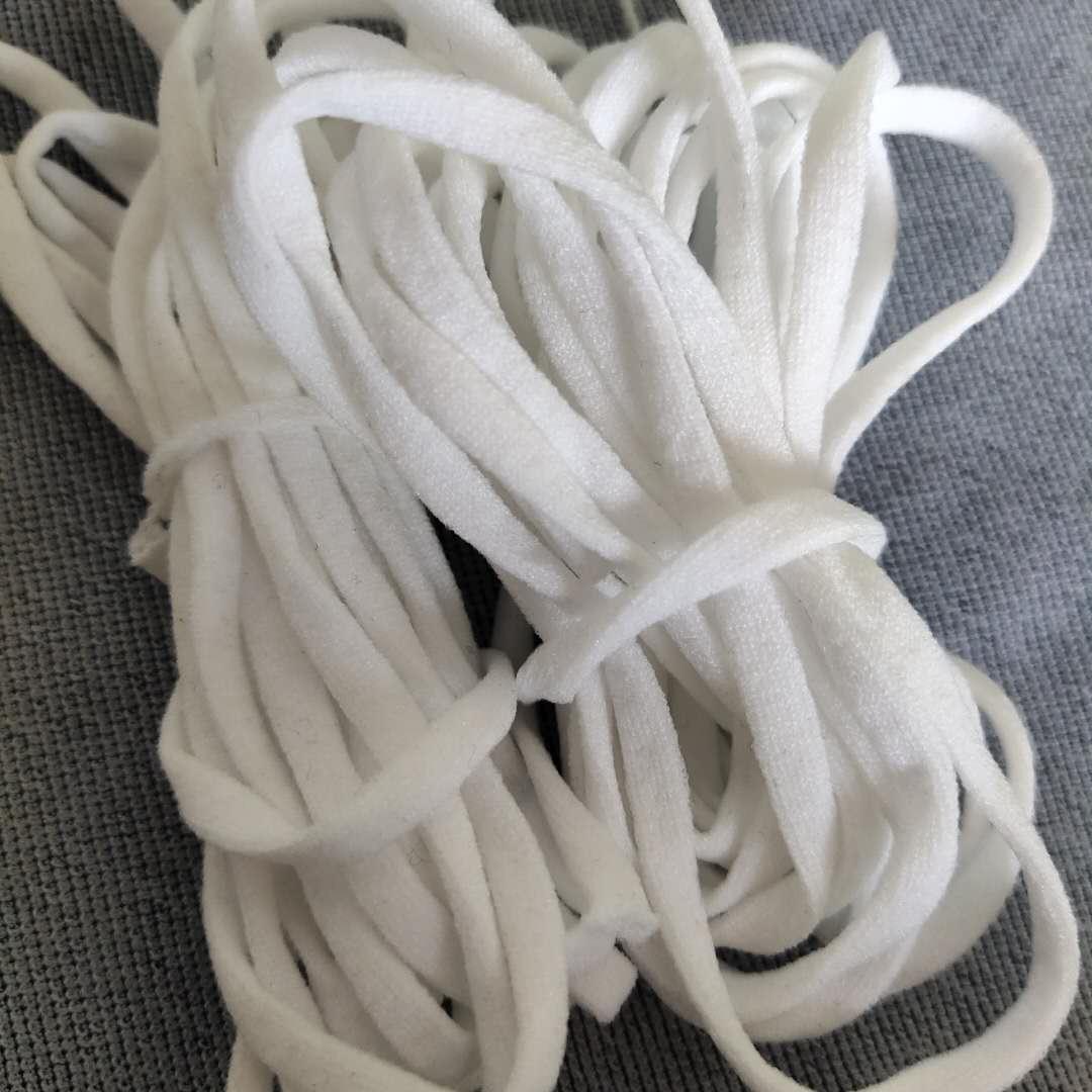 KN95杯状口罩辅料一次性5mm扁挂耳绳 4