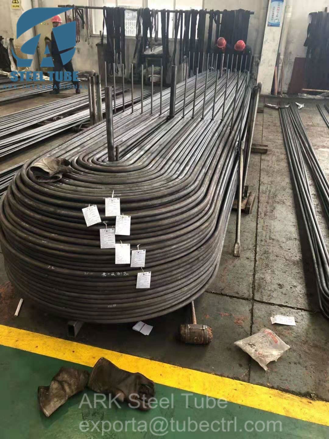 ASTM A213 T11 U shape Seamless Alloy Steel Tube Heat Exchanger Tubing 4