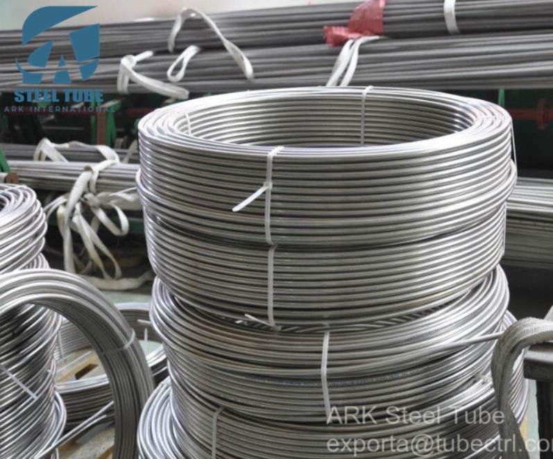 ASTM A312 Small Diameter Seamless Stainless Coil Tubing in Coils 2