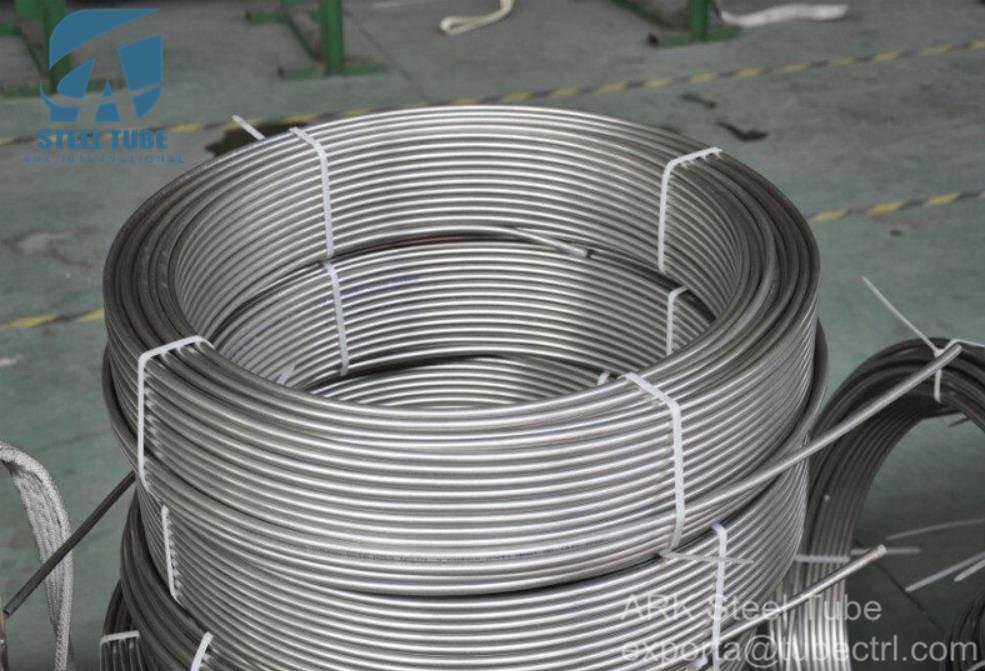 ASTM A312 Small Diameter Seamless Stainless Coil Tubing in Coils 3