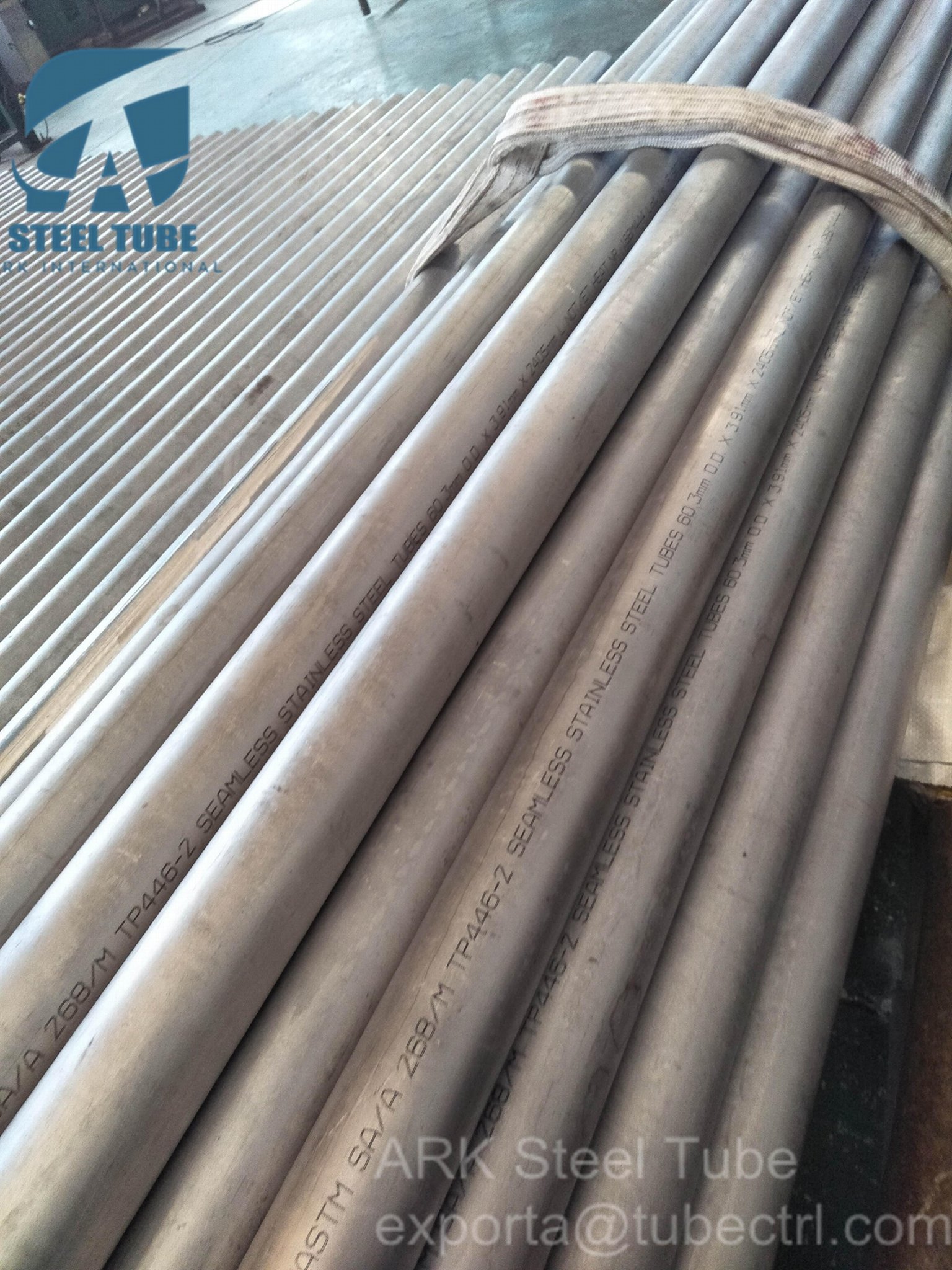 ASME SA268 TP446 TP409 400 Series Stainless Steel Seamless Pipe 3