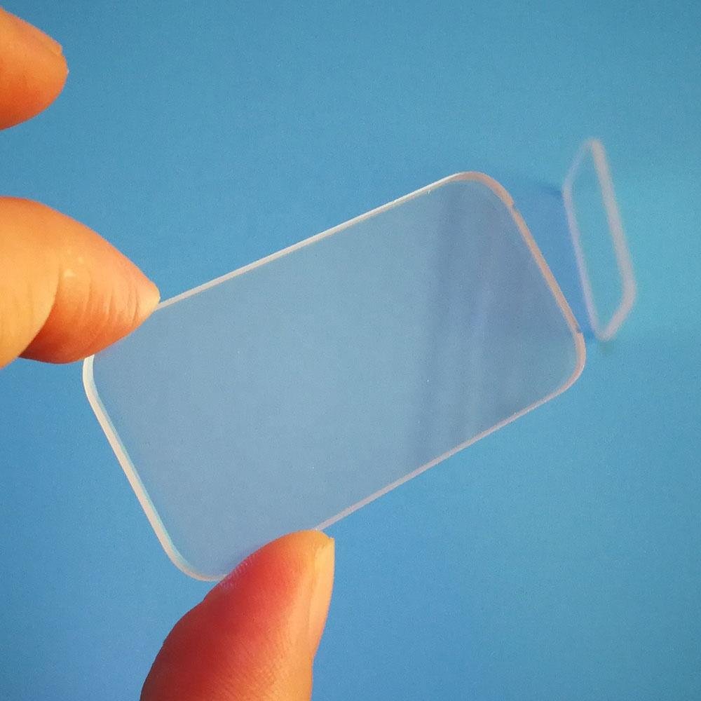 Ultra Thin 0.55mm to 1.1mm Transparent Strong Corning Gorilla Glass 4