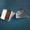 90 Degree BK7 CaF2 Fused Silica Glass Right Angle Triangle Prism 