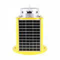 Solar powered High Intensity Led obstruction light