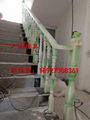 仿漢白玉瑪瑙樓梯扶手模具及產品 樓梯柱子扶手彎頭硅膠模具 2
