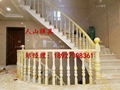 仿漢白玉瑪瑙樓梯扶手模具及產品 樓梯柱子扶手彎頭硅膠模具 5