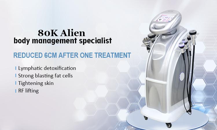 Professional cavitation 80K 40k vacuum ultrasonic cavitation rf machine 