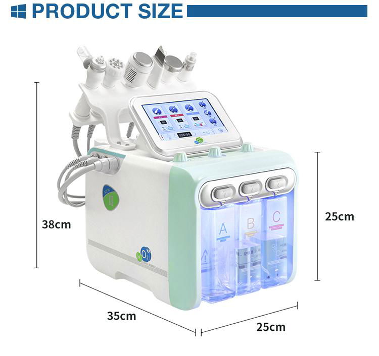 H2 02 Multi-function 6 in 1 hydro dermabrasion machine  2