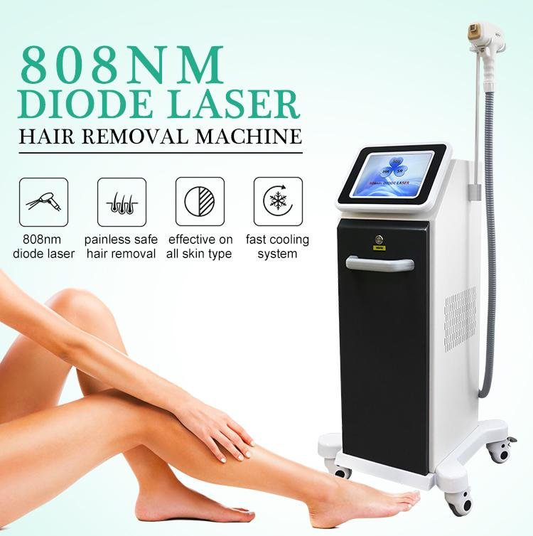 Salon spa use diode laser 808nm hair removal machine