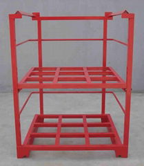 china supplier low price  convenient foldable metal stacking rack for warehouse