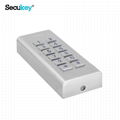 New product 2019 Metal keypad Password door lock access control system 3