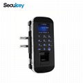 Biometric attendance machine Glass Digital Fingerprint Door Lock 3