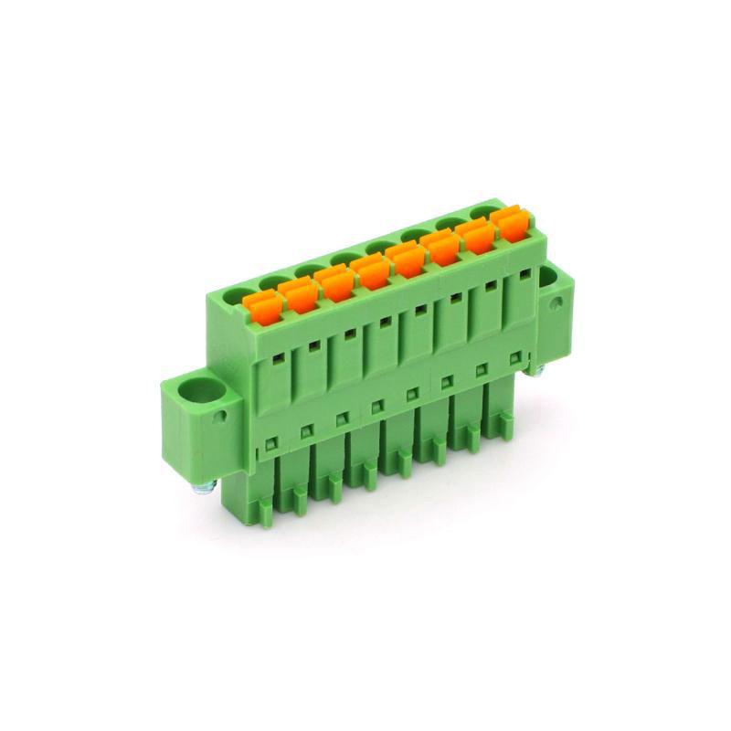 3.50mm Pitch Pl   able Terminal Block with flange ear