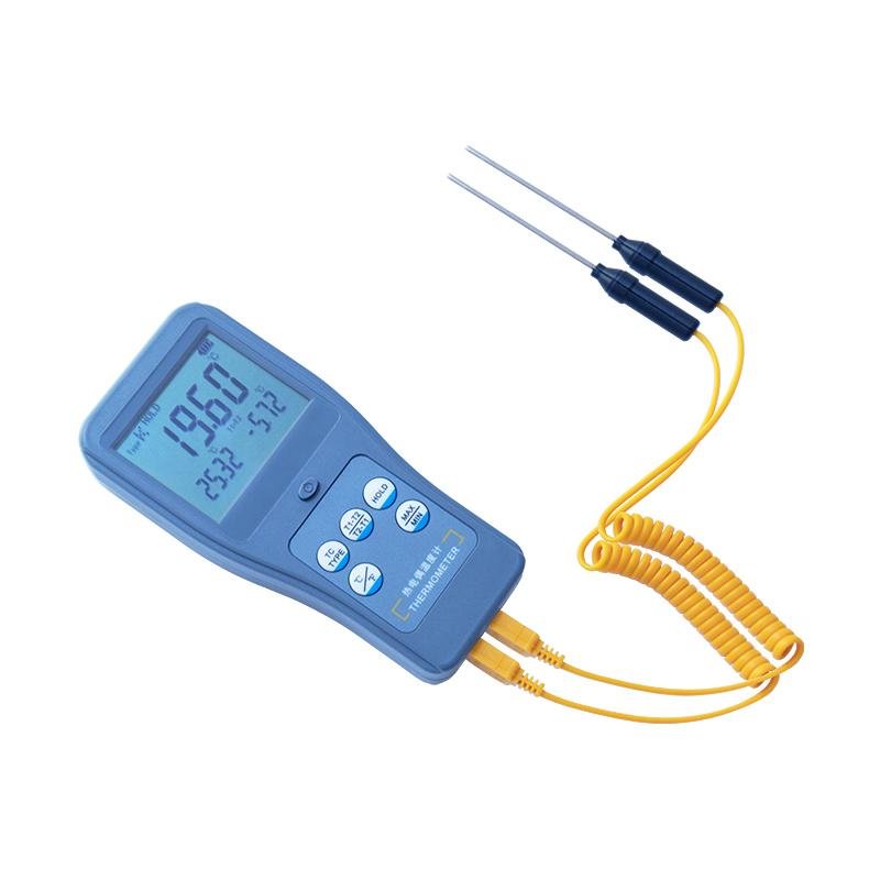 K-type Thermocouple Thermometer with 2 Sampling Channels 2
