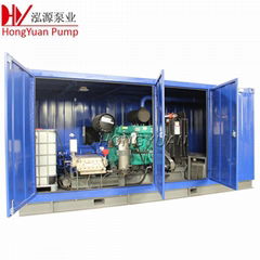 1000bar 80lpm high pressure water blasting machine for tube cleaning 