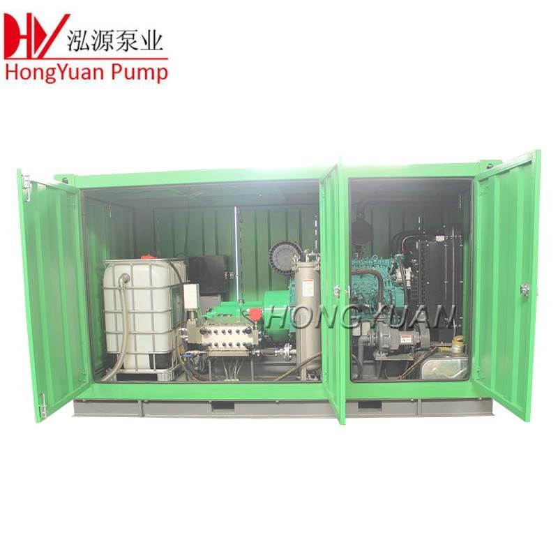1000bar 67lpm High Pressure Water Blasting Machine for Pipe Cleaning 2
