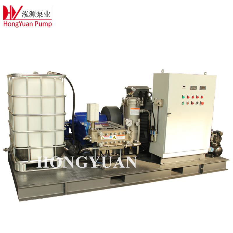 1000bar 67lpm High Pressure Water Blasting Machine for Pipe Cleaning 3