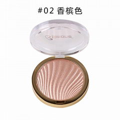 Makeup Pressed Powder Highlight  Single Palette Shimmer