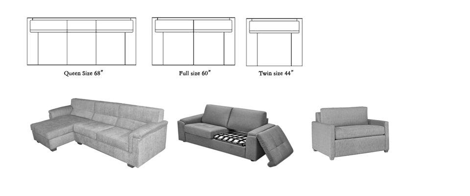 M15 Thick Seat Cushion Flipper MF00# Bi Fold Sofa Sleeper Mechanisms 3