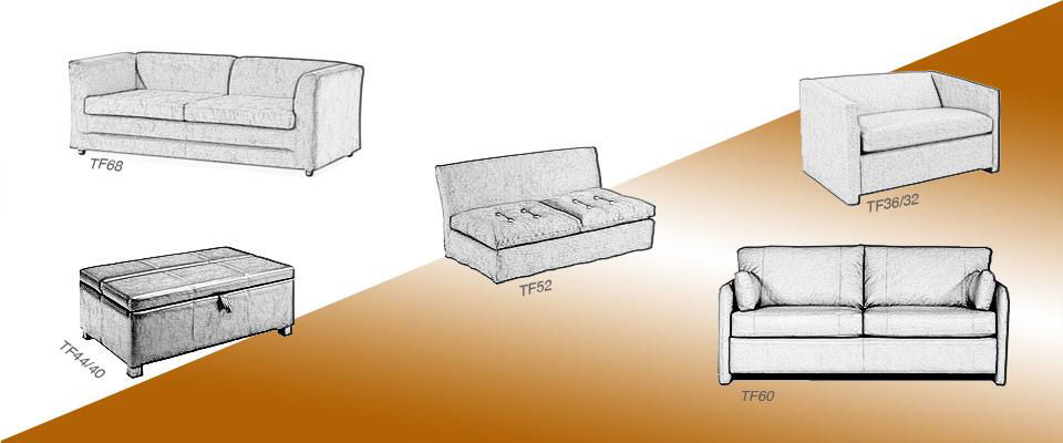 M6 Extra Narrow 3- Fold Polydeck TF00# Tri Fold Sofa Bed Mechanisms 4