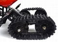snow blower rubber tracks snow tracks smart robot chassis  3