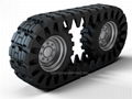 Skid Steer Loader OTT Rubber Track Over Tire Tracks 