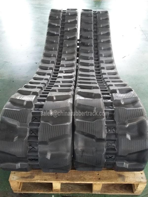 Mini excavator undercarriage part rubber track 180mm 450mm 320mm 2