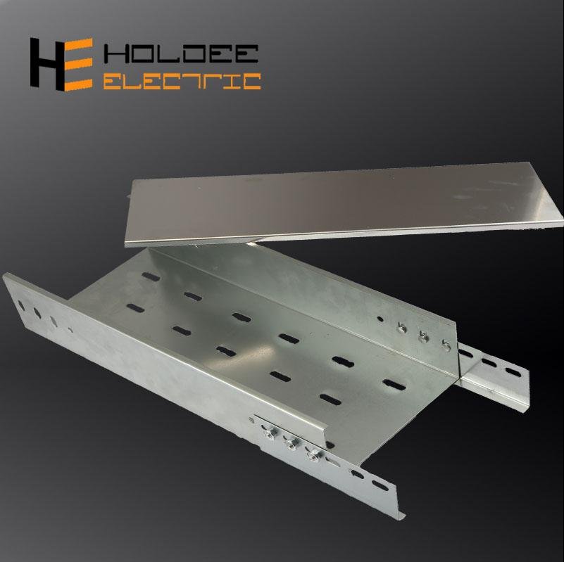 Aluminum Stainless Steel and Hot Dipped Galvanized Perforated Cable Tray 4