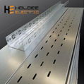 100X50mm Low Price Aluminum Alloy1060 Ventilated Or Perforated Trough Cable Tray