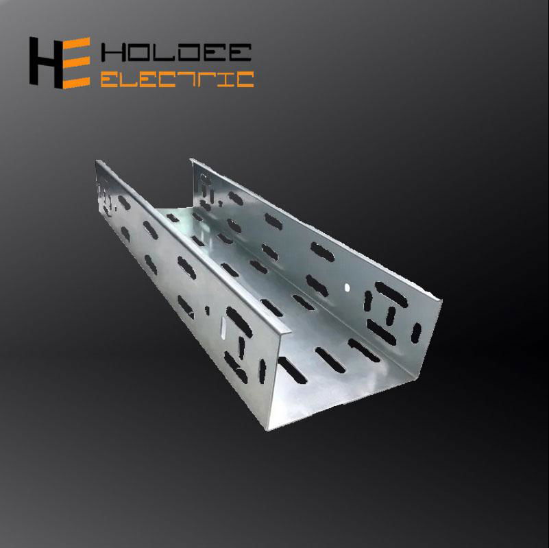 100X50mm Low Price Aluminum Alloy1060 Ventilated Or Perforated Trough Cable Tray 4