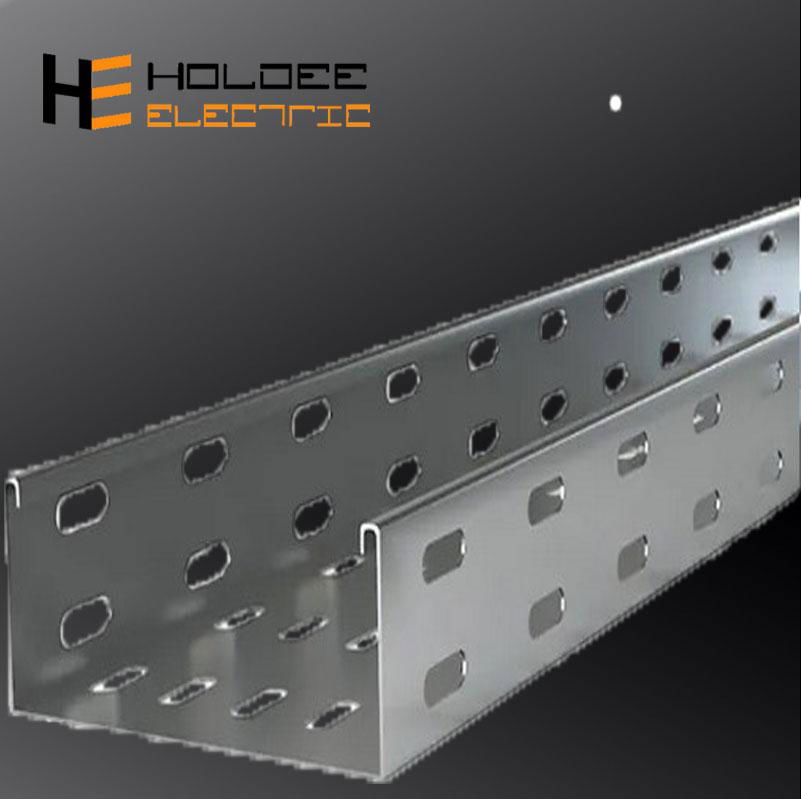 100X50mm Low Price Aluminum Alloy1060 Ventilated Or Perforated Trough Cable Tray 5