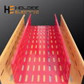 Textured Powder Coated Ventilated or Perforated Trough Cable Trays 1