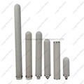 10 20 30 40 Inch Stainless Steel Candle Sintered Metal Filter Cartridge 2