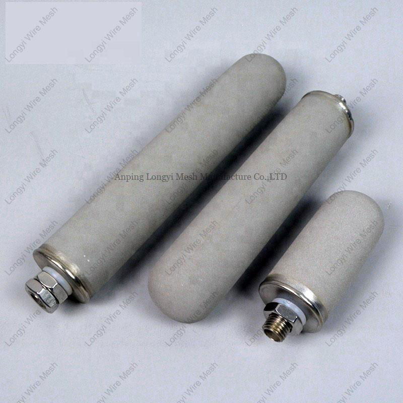 10 20 30 40 Inch Stainless Steel Candle Sintered Metal Filter Cartridge 5