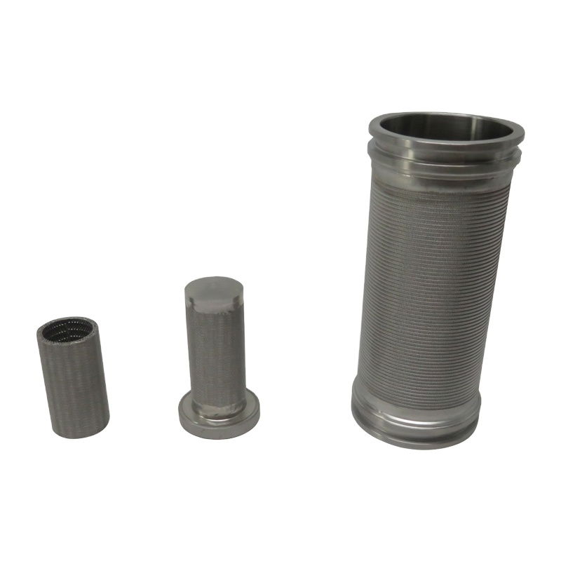 1 2 5 micron stainless steel sintered metal filter / sintered filter cartridges 2