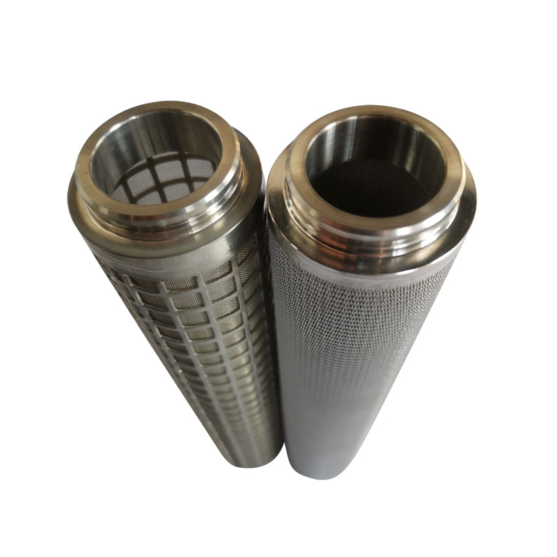 1 2 5 micron stainless steel sintered metal filter / sintered filter cartridges 3