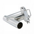 Stainless Steel Sanitary Butt-Weld Y Filter Stainer 4