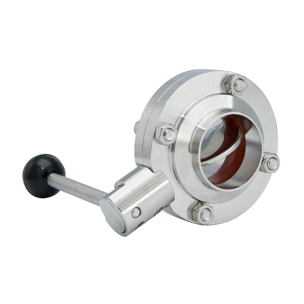 Stainless Steel Sanitary Hygienic 3A Manual Butterfly Valves