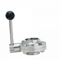 Stainless Steel Sanitary Hygienic 3A Manual Butterfly Valves