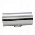 Pipe Fitting Stainless Steel Hygienic Welded Reducing Short Tee 3