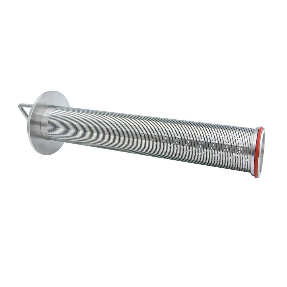 4" Stainless Steel 316L Hygienic Angle Filter Strainer with Perforated Plate Scr 3