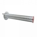 4" Stainless Steel 316L Hygienic Angle Filter Strainer with Perforated Plate Scr