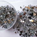 Tempered reflective fire pit glass particles 3