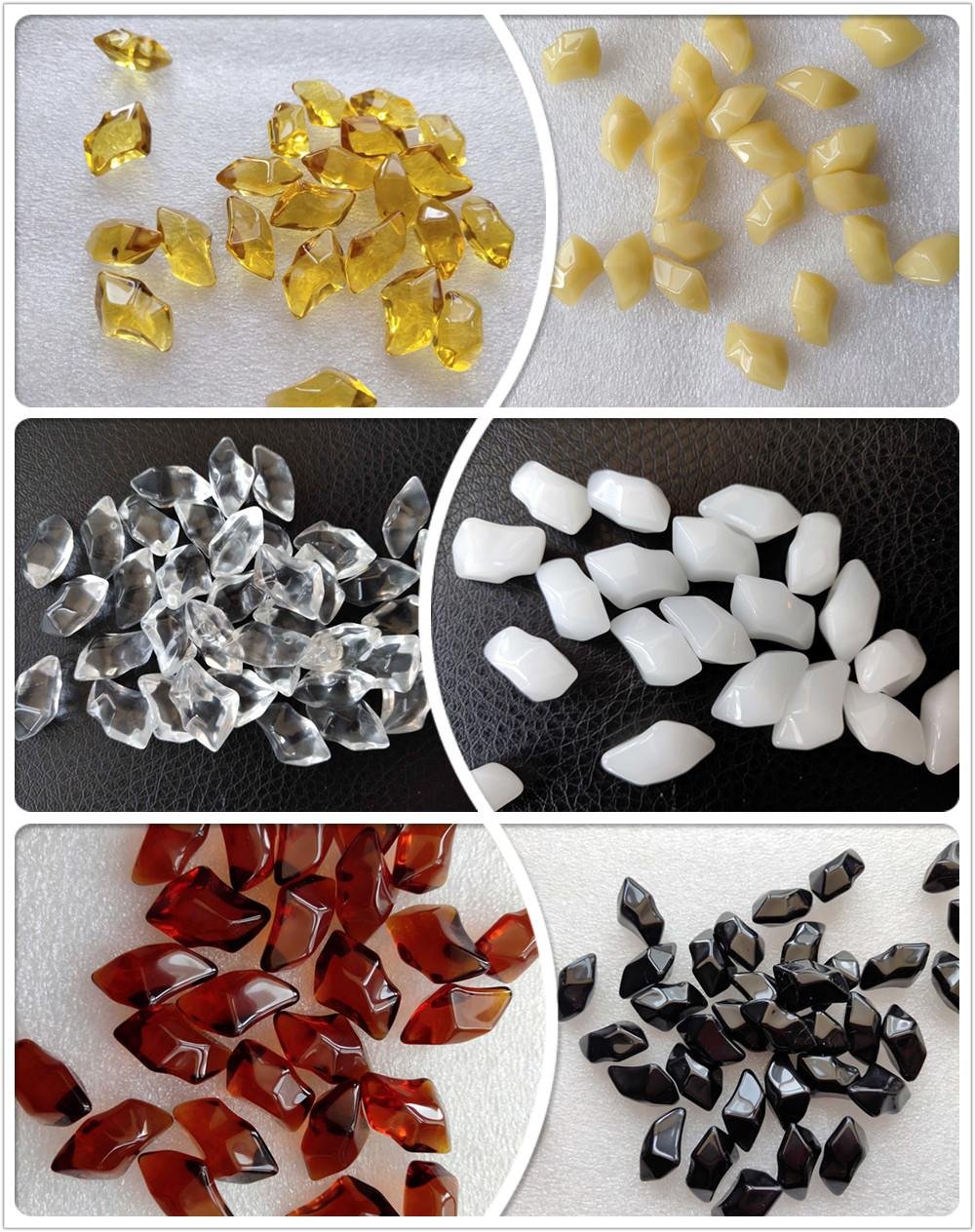diamond shape glass beads for decoration 3