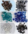 Square shape glass beads for decoration 1