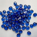 Flat shape glass beads for decoration 1