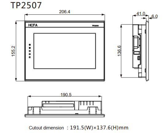 TP2510 Series Human Machine Interface 3